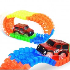 Гнучкий трек Magic Tracks 220 деталей з машинкою та LED-вогнями