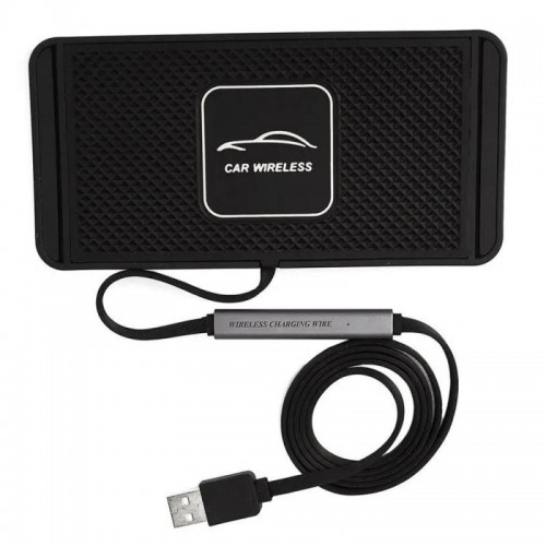 Силіконовий килимок з бездротовою зарядкою для телефону від USB, KQ4