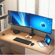 Настольное крепление MS-02 для двух мониторов 13-32 дюйма до 9кг