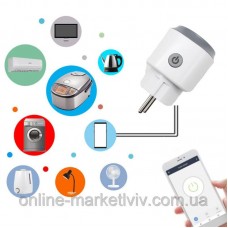Розумна WiFi розетка 16А, Tuya Smart 3680Вт