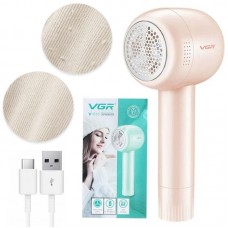 Акумуляторна машинка для видалення катишків VGR V-813 c USB, Рожева