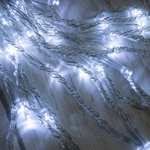 Гірлянда Водоспад від мережі 3*2 м 360LED, 12PCS Xmas W-3, Холодний білий Гірлянда Водоспад від мережі 3*2 м 360LED, 12PCS Xmas W-3, Холодний білий