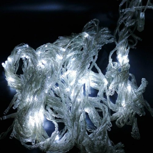 Гірлянда Водоспад від мережі 3*2 м 360LED, 12PCS Xmas W-3, Холодний білий Гірлянда Водоспад від мережі 3*2 м 360LED, 12PCS Xmas W-3, Холодний білий