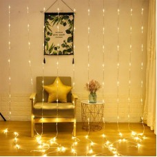 Гирлянда Водопад от сети 3*2 м 360LED, 12PCS Xmas WW-3, Теплый белый