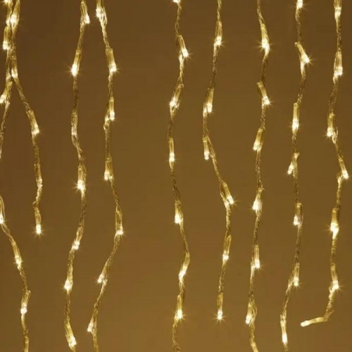 Гирлянда Водопад от сети 3*2 м 360LED, 12PCS Xmas WW-3, Теплый белый