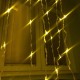 Гирлянда Водопад от сети 3*2 м 360LED, 12PCS Xmas WW-3, Теплый белый