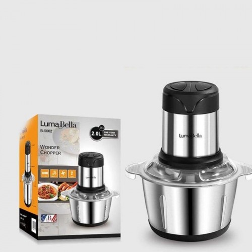 Подрібнювач кухонний з металевою чашею 2л, 500W, B-5002 Подрібнювач кухонний з металевою чашею 2л, 500W, B-5002