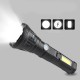 Фонарь ручной от USB, 3+1 режима+COB, PANTHER PT-8182 с боковой лампой