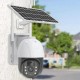 Вулична IP камера відеоспостереження із сонячною панеллю WiFi, tp8 v380 pro solar