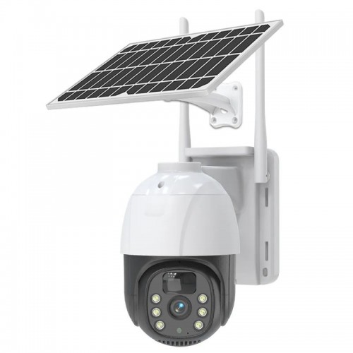 Вулична IP камера відеоспостереження із сонячною панеллю WiFi, tp8 v380 pro solar