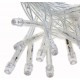 Гірлянда штора від мережі (2,5 х1, 5 м) 240 LED прозорий шнур, Синя