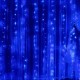 Гірлянда штора від мережі (2,5 х1, 5 м) 240 LED прозорий шнур, Синя