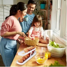 Контейнер для зберігання яєць 14 шт., з автоматичним перекатом, W41.