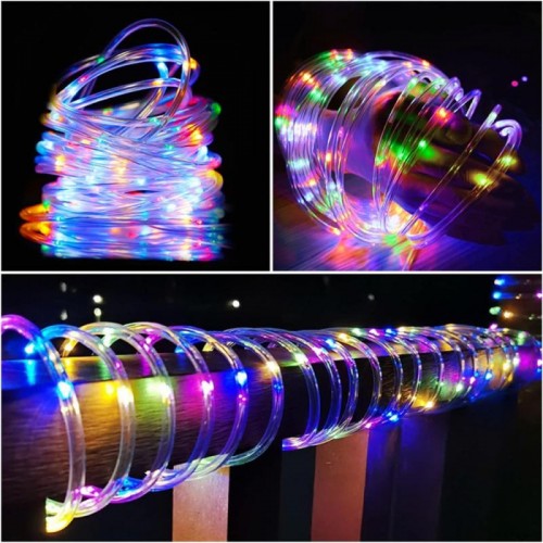 Гирлянда Дюралайт от сети, 10м, ROPE-LIGHT G-38, Разноцветная