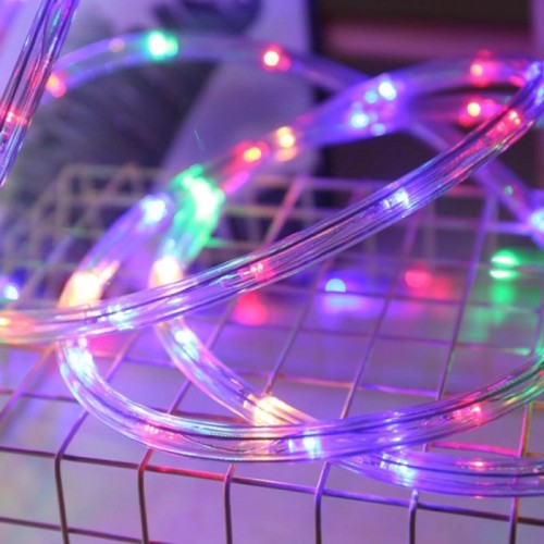 Гирлянда Дюралайт от сети, 10м, ROPE-LIGHT G-38, Разноцветная