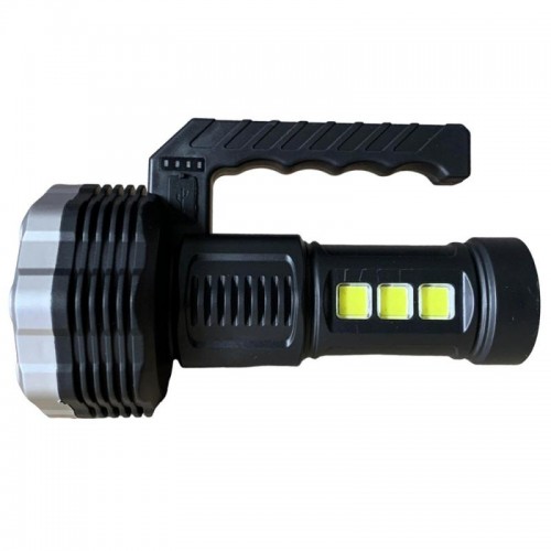 Фонарь аккумуляторный ручной, 4 режима, с USB зарядкой, BL-913