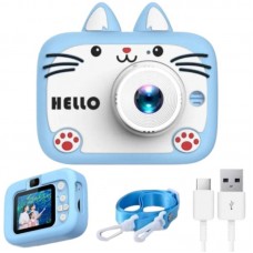 Дитяча цифрова камера 40MP, X900 Cat, USB, синя