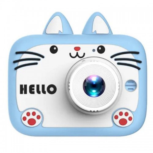 Дитяча цифрова камера 40MP, X900 Cat, USB, синя