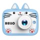 Дитяча цифрова камера 40MP, X900 Cat, USB, синя