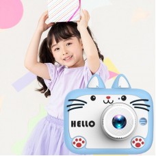 Дитяча цифрова камера 40MP, X900 Cat, USB, синя