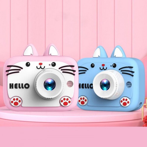 Дитяча цифрова камера 40MP, X900 Cat, USB, синя