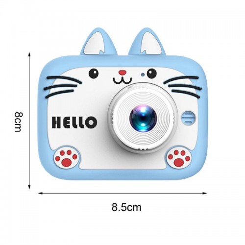 Дитяча цифрова камера 40MP, X900 Cat, USB, синя