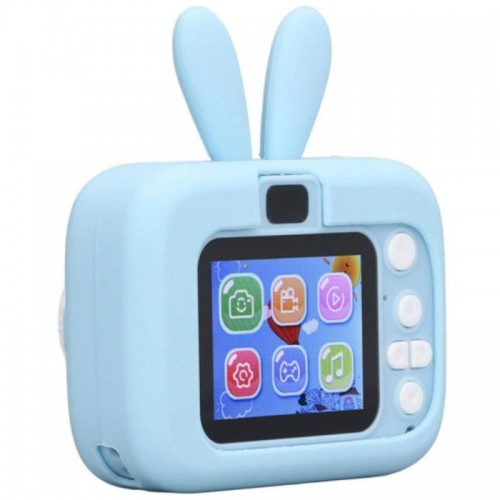 Дитячий цифровий фотоапарат 20МП, від USB, X900 Rabbit, Блакитний