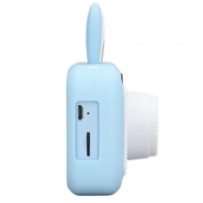 Дитячий цифровий фотоапарат 20МП, від USB, X900 Rabbit, Блакитний