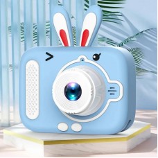 Дитячий цифровий фотоапарат 20МП, від USB, X900 Rabbit, Блакитний