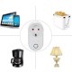 Розумна розетка 10А з керуванням з телефону WI FI socket