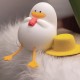 Детский силиконовый ночник Утка, от USB, Теплый белый