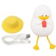 Детский силиконовый ночник Утка, от USB, Теплый белый