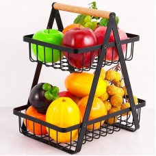 Корзина для фруктов 2 яруса, 32х30х18см, Vegetable and fruit storage rack