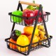 Кошик для фруктів 2 яруси, 32х30х18см, Vegetable and fruit storage rack
