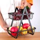 Кошик для фруктів 2 яруси, 32х30х18см, Vegetable and fruit storage rack