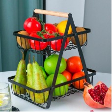 Корзина для фруктов 2 яруса, 32х30х18см, Vegetable and fruit storage rack