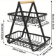 Кошик для фруктів 2 яруси, 32х30х18см, Vegetable and fruit storage rack