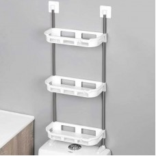 Полиця стелаж у ванну 3 яруси, 88х30х14, 5см Portable Toilet And Bathroom Storage Rack