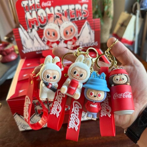 1шт Брелок игрушка Лабубу Coca-Cola, Дизайн рандом 1шт Брелок игрушка Лабубу Coca-Cola, Дизайн рандом