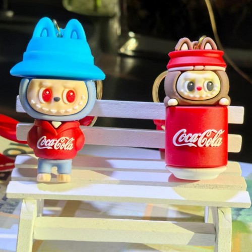 1шт Брелок игрушка Лабубу Coca-Cola, Дизайн рандом 1шт Брелок игрушка Лабубу Coca-Cola, Дизайн рандом