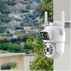 Wi-Fi камера спостереження 4Mp з поворотом і нічним баченням