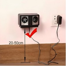 Ультразвуковой отпугиватель грызунов и насекомых Dual Sonic до 200 м²