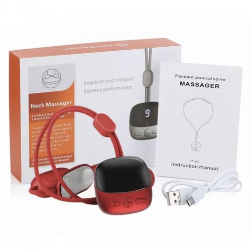 Импульсный массажер для шеи NECK MASSAGER LY-480, от USB Импульсный массажер для шеи NECK MASSAGER LY-480, от USB