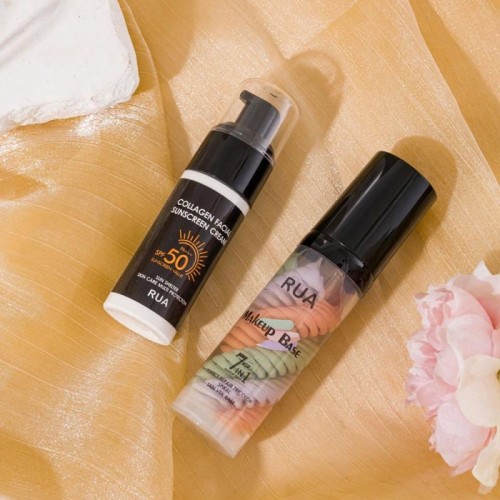 Набор 2в1 База под макияж + праймер для лица, RUA SPF 50 Набор 2в1 База под макияж + праймер для лица, RUA SPF 50
