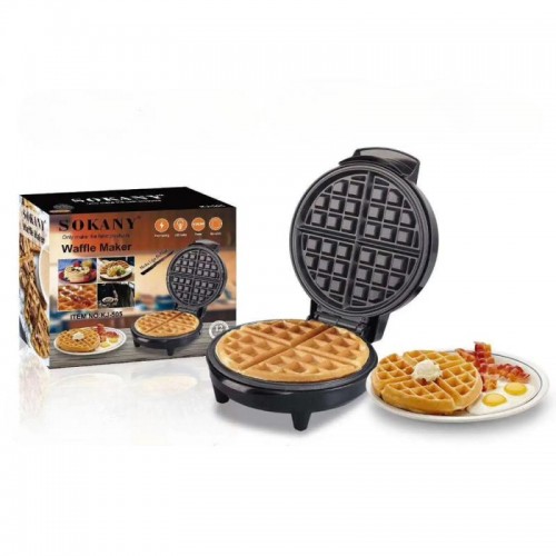 Вафельниця з антипригарним покриттям, 1000 Вт, KJ-505 Вафельниця з антипригарним покриттям, 1000 Вт, KJ-505