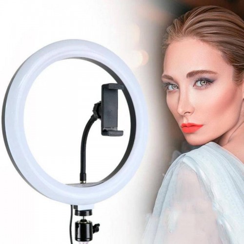 Кольцевая лампа с держателем 26см, CXB-260, от USB