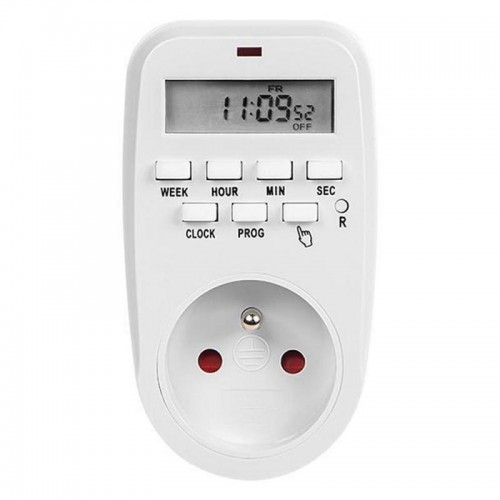 Розетка з таймером (16A, 3000W, 230V) Sinotimer TM518 Розетка з таймером (16A, 3000W, 230V) Sinotimer TM518