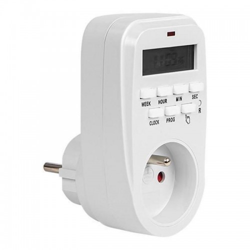 Розетка з таймером (16A, 3000W, 230V) Sinotimer TM518 Розетка з таймером (16A, 3000W, 230V) Sinotimer TM518