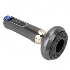 Вакуумний масажер з USB та підігрівом сірий 6 режимів