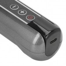 Вакуумний масажер з USB та підігрівом сірий 6 режимів